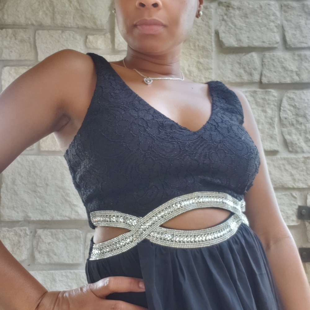 Speechless Black JM Prom Dress